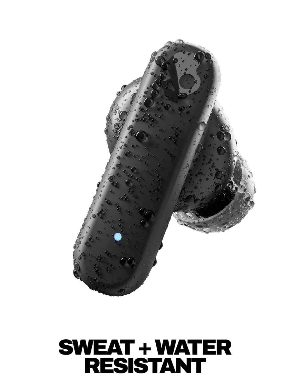 Skullcandy Black transparent smoking buds Wireless Earbuds with Charging Case